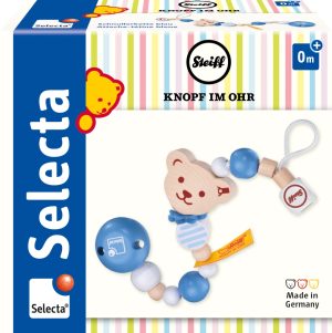 Schnullerkette blau, 21 cm