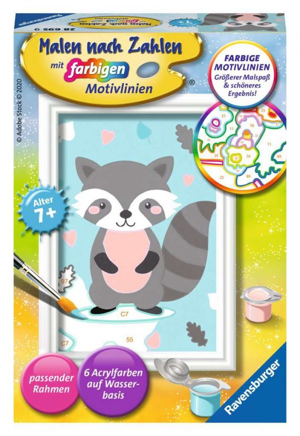 Süßer Waschbär