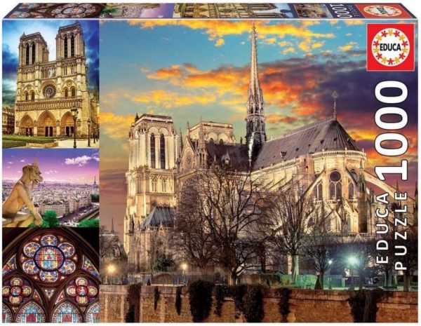 Educa Notre Dame Collage Puzzle 1000 Teile