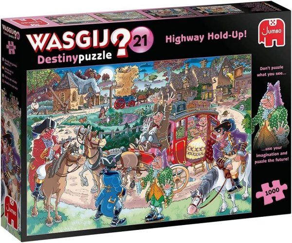 Wasgij Destiny 21 - Autobahn-Überfall, Puzzle 1000 Teile