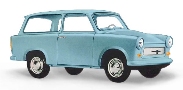 Trabant P601 Kombi, blau