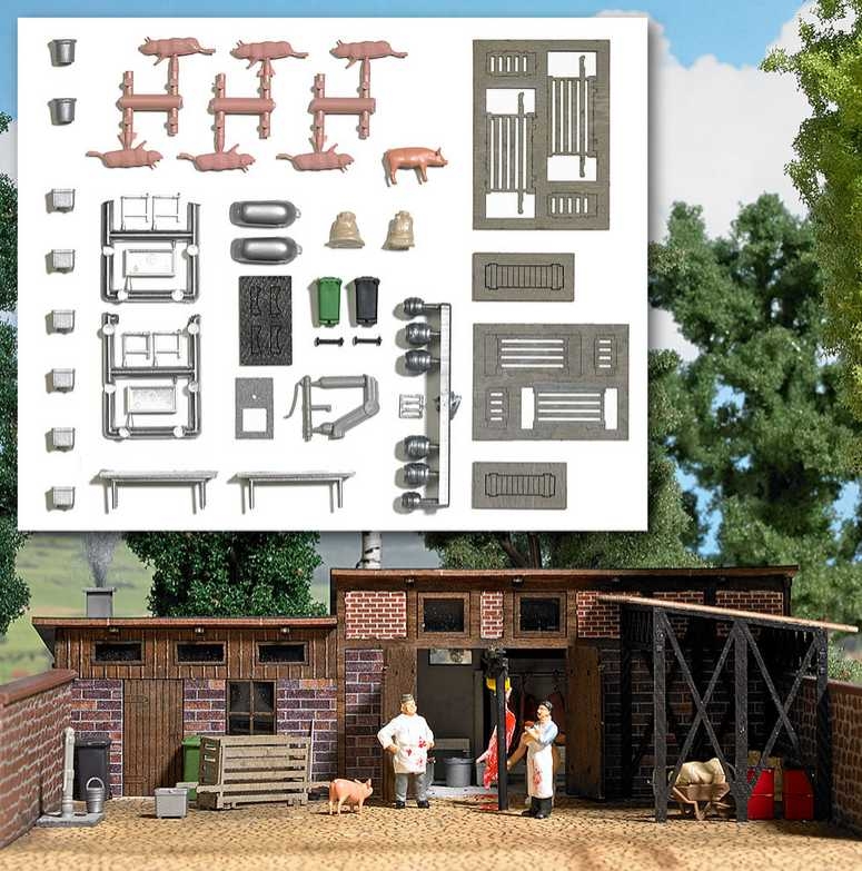 Ausgestaltung Schlachterei H0