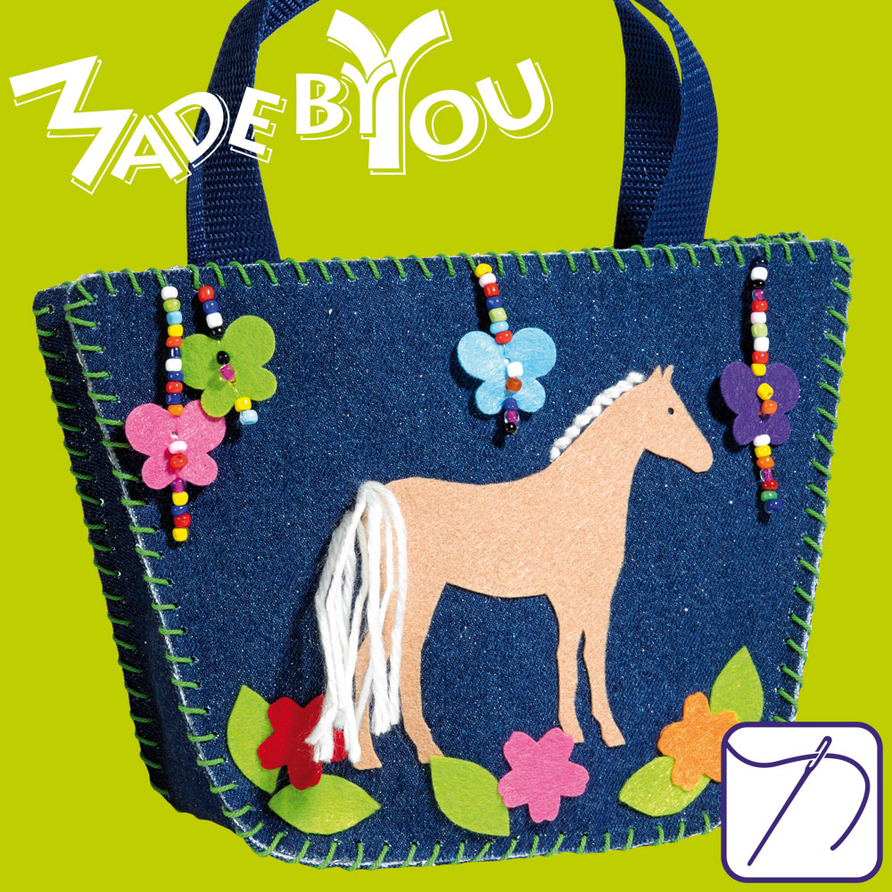 Pferd-Jeanstasche