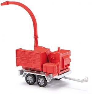 Anhänger mit Häckselaufbau