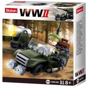 WWII - Mini-Bauset Geländewagen (91 Teil