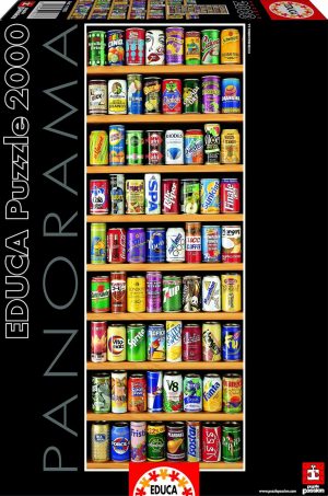 EDUCA Puzzle Soft Cans, 2000 Teile