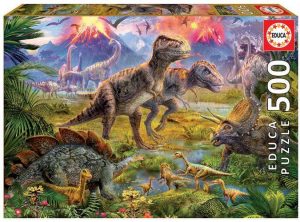 Educa Dinosaurier Treffen 500 Teile Puzzle