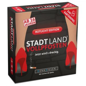 STADT LAND VOLLPFOSTEN®  Das Kartenspiel - Rotlicht Edition