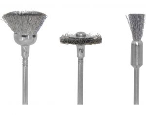 3 STAHLDRAHTBÜRSTEN ( hart )