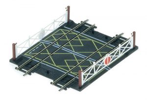 Zweigleisiger Bahnübergang