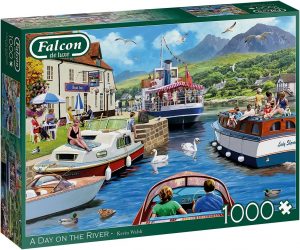 Falcon - A Day on the River, Puzzle 1000 Teile