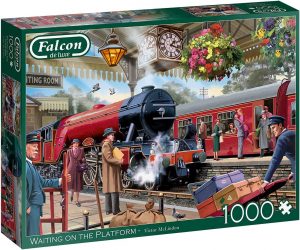 Falcon - Waiting on the Platform, Puzzle 1000 Teile