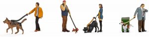 HO Menschen mit Hunden