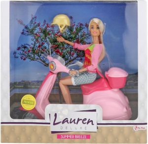 LAUREN Teenagerpuppe auf Roller