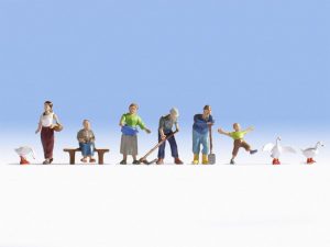 N Landwirte und Gänse