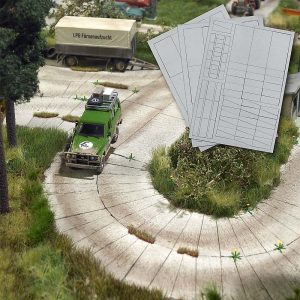 Betonplatten-Straße H0
