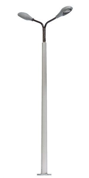 Betonmast mit 2 Lampen H0