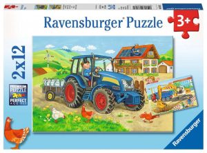 Baustelle und Bauernhof