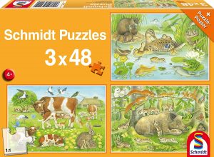 Kipu 3x48 Teile Tierfamilien