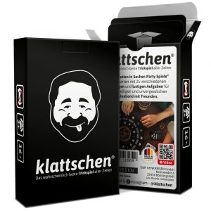 DENKRIESEN - klattschen® - Trinkspiel - SPIELKARTENKARTON Das wahrscheinlich beste Trinkspiel aller Zeiten