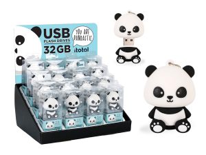 USB Schlüsselanhänger PANDA, 32 GB