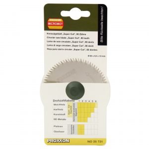 Kreissägeblatt Super-Cut, 85 mm, 80 Zähne