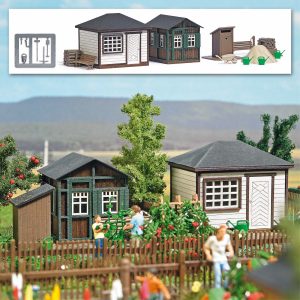Gartenlauben Set 1 H0