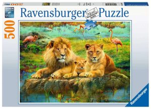 Löwen in der Savanne 