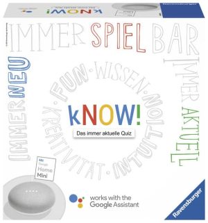 kNow!+ Google Home Mini Quizspiel, limitierte Ausgabe