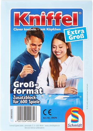 Großer Kniffelblock 30er Disp
