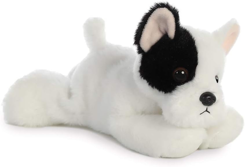 Mini Flopsies - Französische Bulldogge, 20cm, Plüschtier, weiß