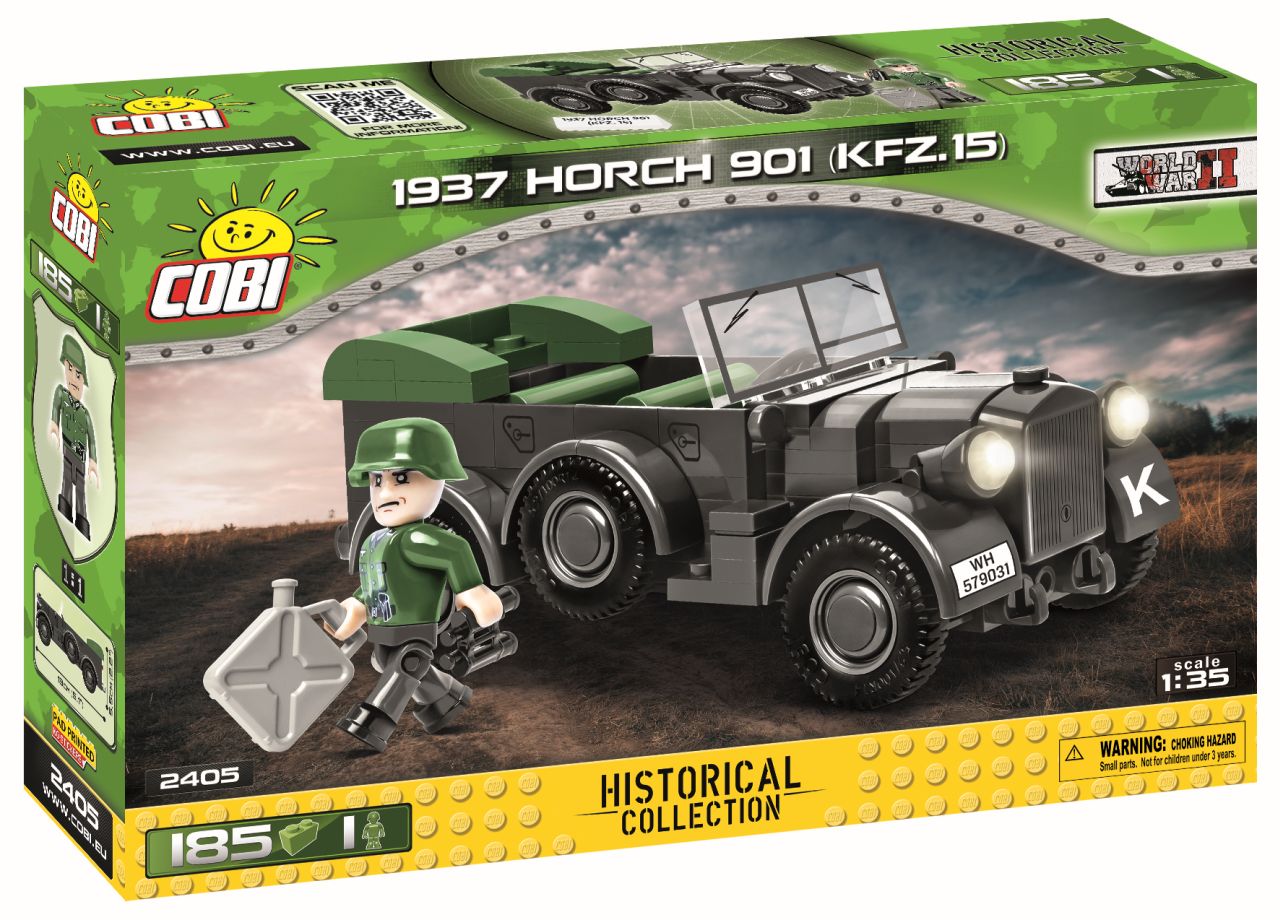 Horch 901 (KFZ.15), 185 Teile