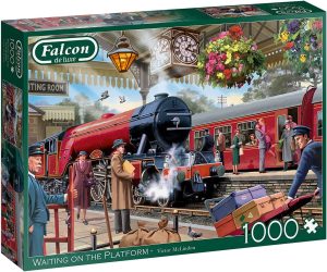 Falcon - Waiting on the Platform, Puzzle 1000 Teile