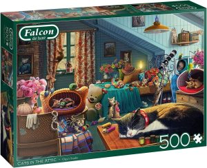 Falcon - Cats in the Attic, Puzzle 500 Teile