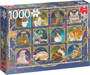 Katzenhoroskop Puzzle 1000 Teile