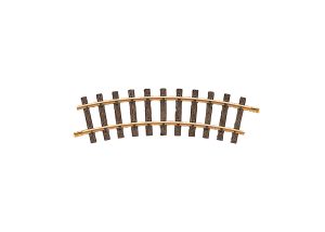 Gebogenes Gleis, R1,30 Grad