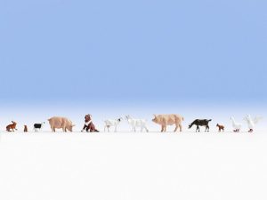 N Tiere auf dem Bauernhof