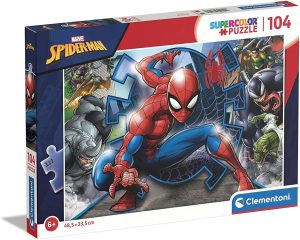 Clementoni - Marvel-Spiderman Puzzle, 104 Teile