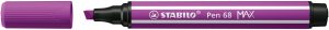 Premium-Filzstift mit dicker Keilspitze STABILO® Pen 68 MAX, lila